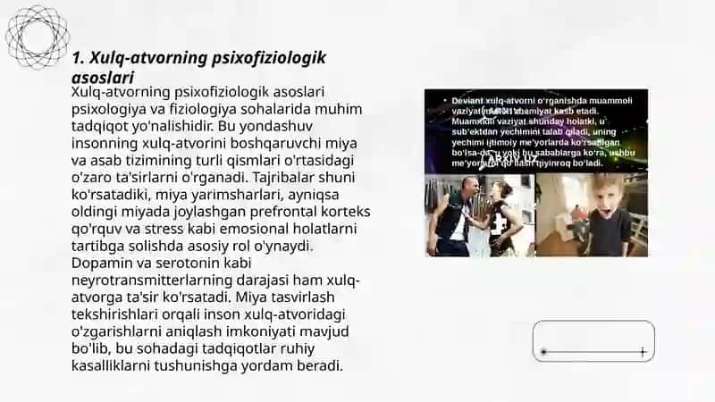 Xulq atvorning psixofiziologik asosi 3