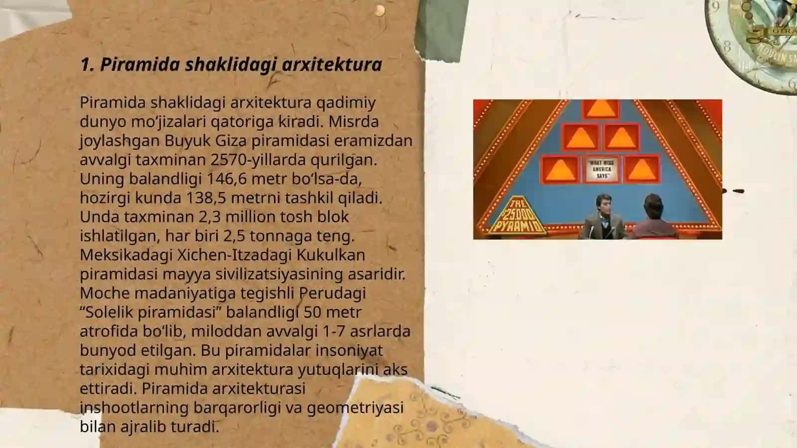 Piramida haqida tushuncha 3