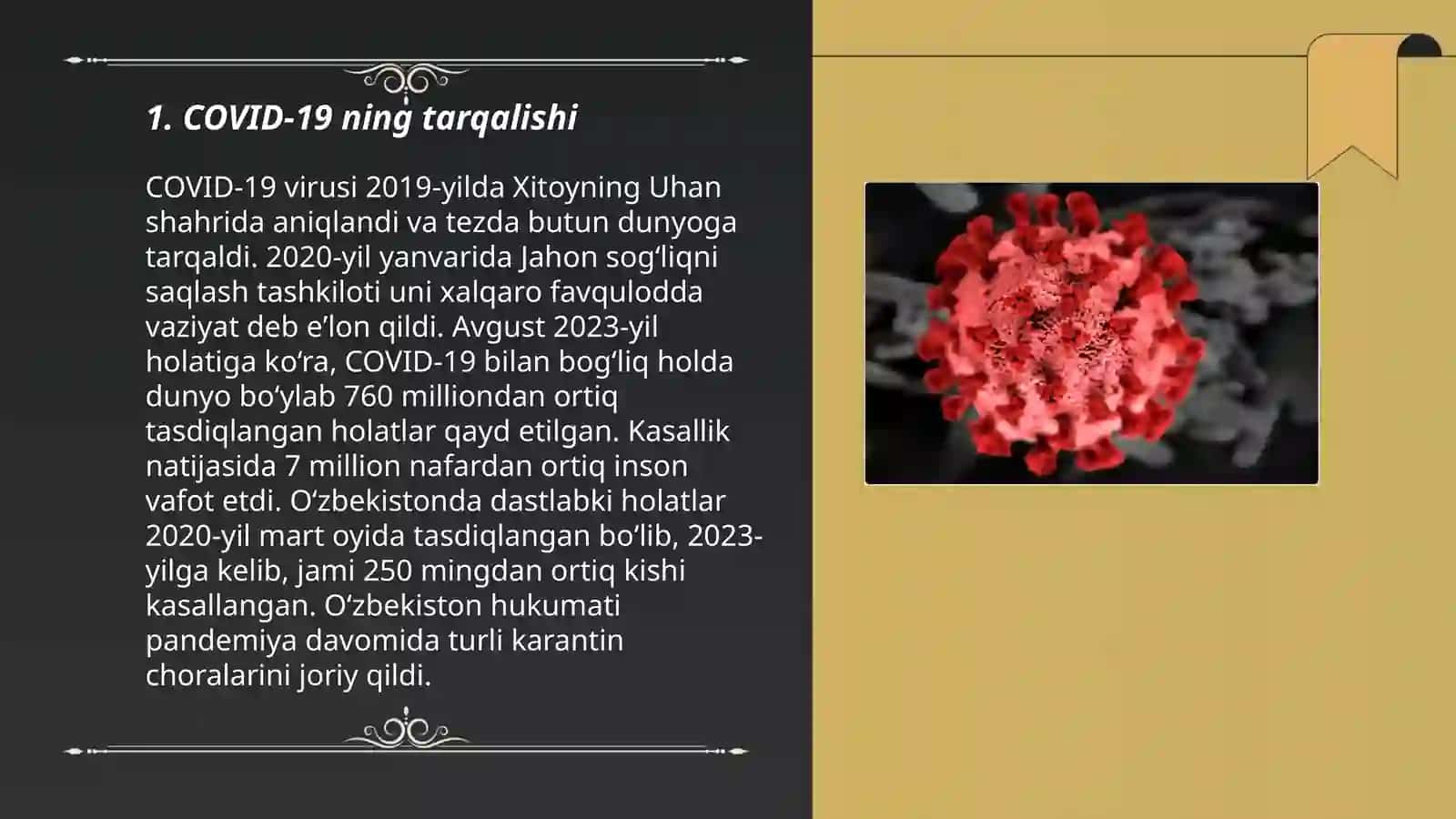 COVID-19 ning tarqalishi 3
