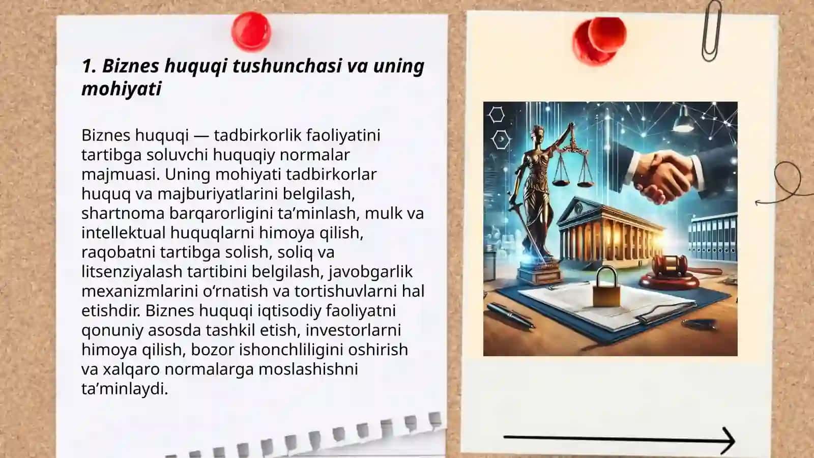 Biznes huquqi tushunchasi, ahamiyati va prinsiplari 3