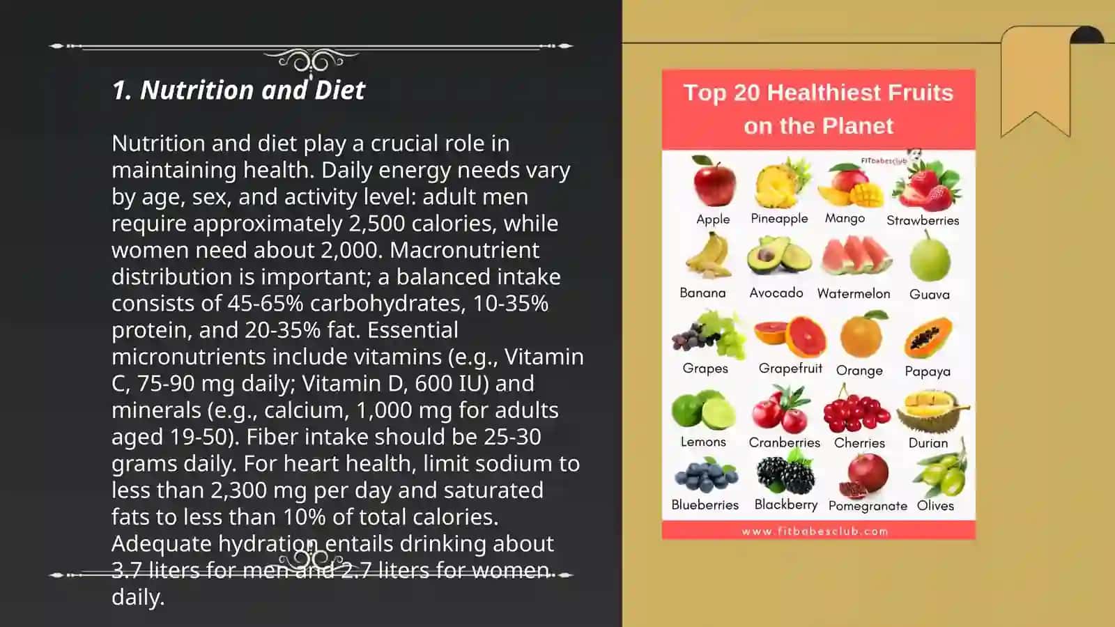 A healthy body 3
