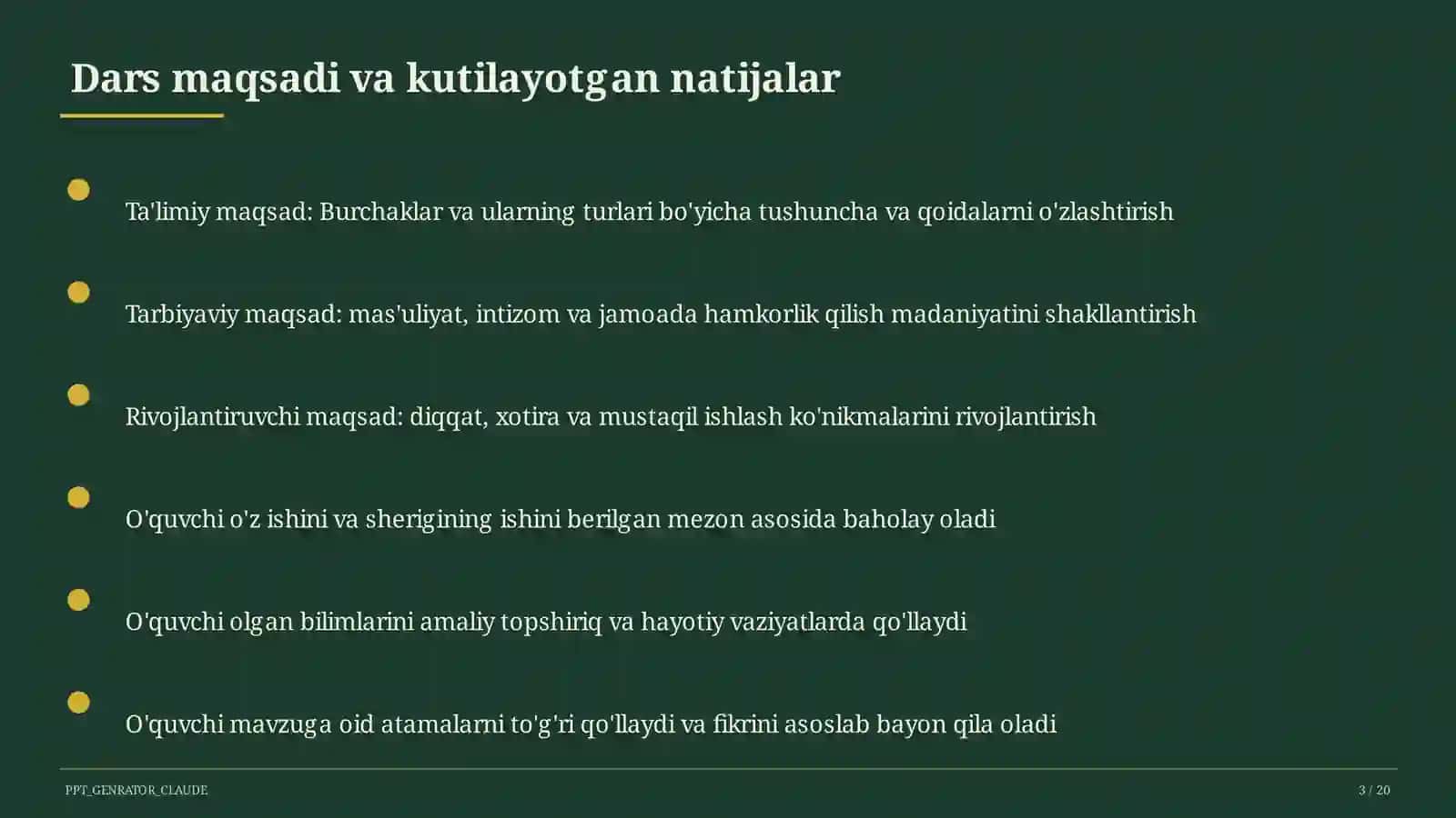 Burchaklar va ularning turlari (7-sinf) 3