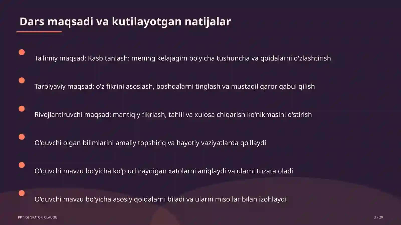 Sinf soati va tarbiyaviy tadbirlar 3