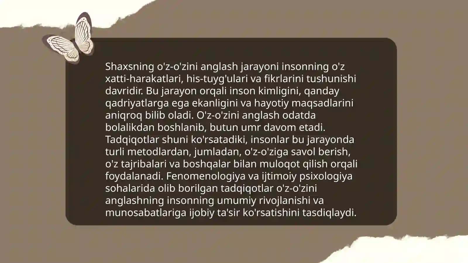 Shaxs va muloqot 3