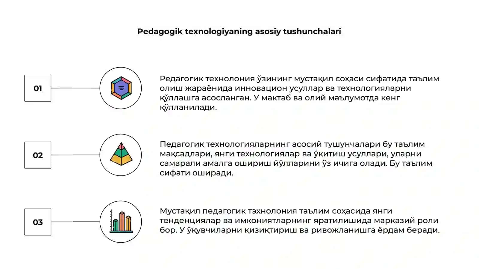 Pеdаgоgik tехnоlоgiya pеdаgоgikаning mustаqil sоhаsi sifаtidа 3