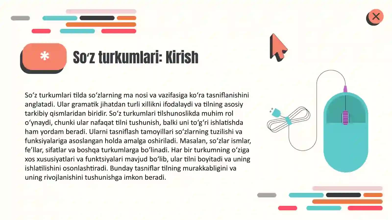 Soʻz turkumlari va ularni tasniflash tamoyillari 3