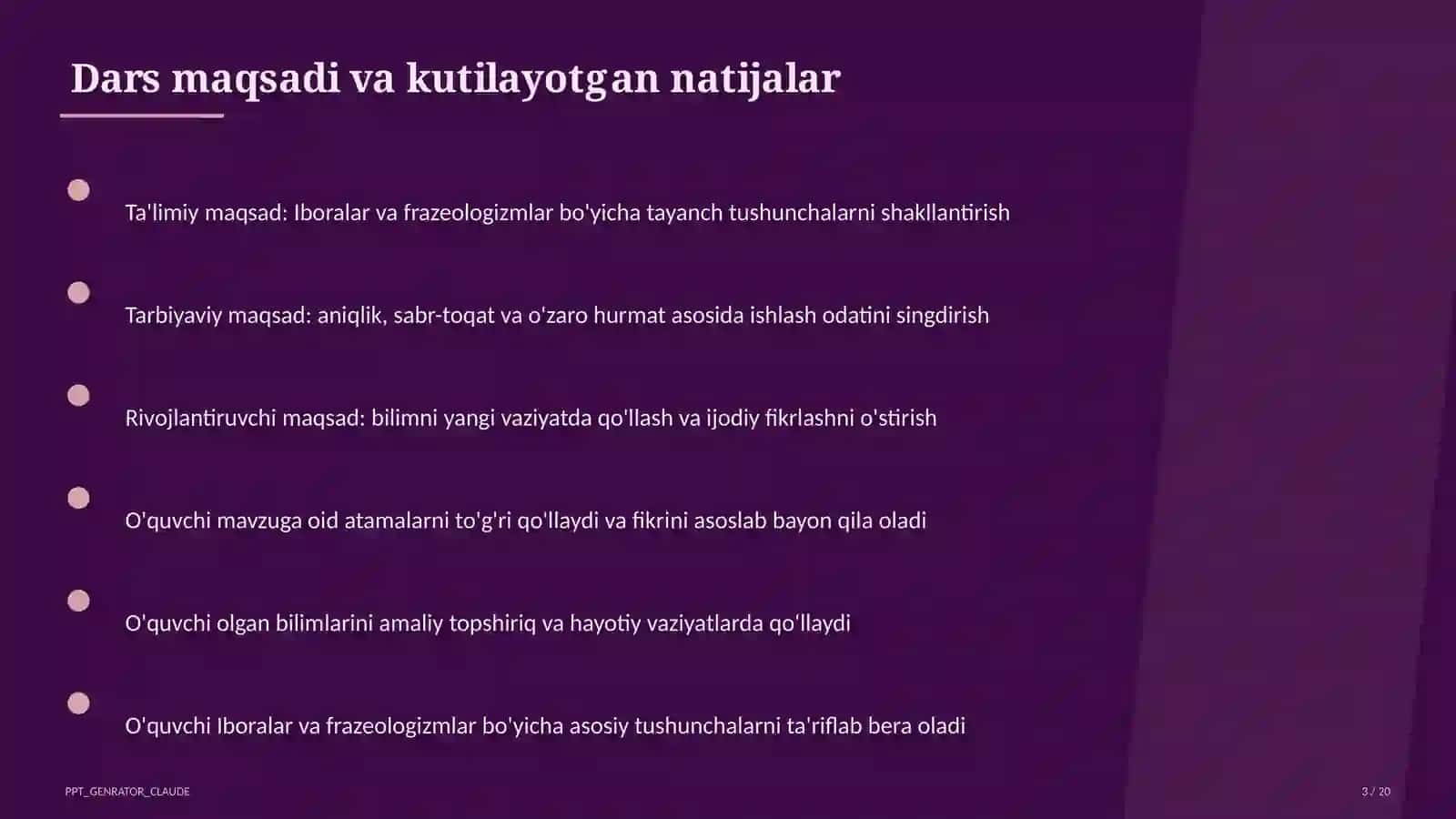 Iboralar va frazeologizmlar (5-sinf) 3