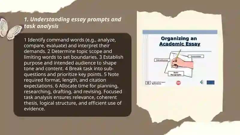 Planning and organizing essays effectively 3