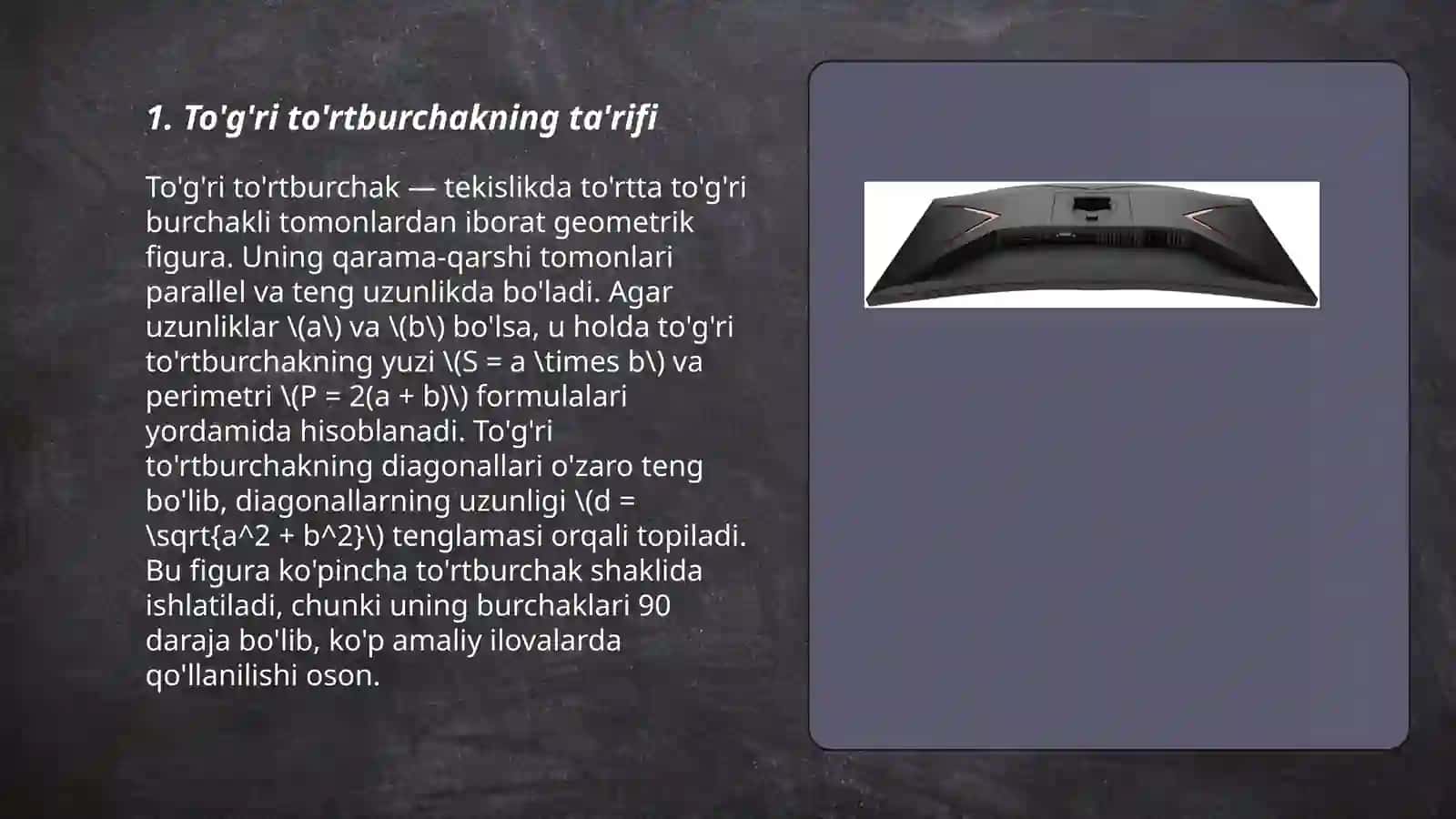 To'g'ri to'rtburchak 3