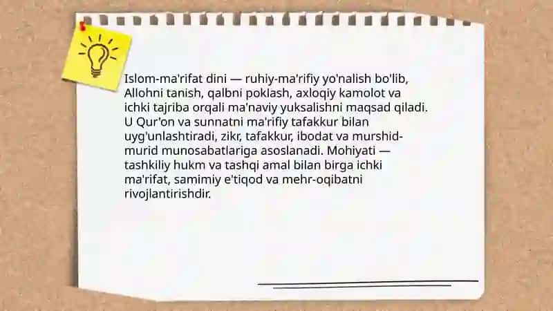 Islom-ma’rifat dini 3