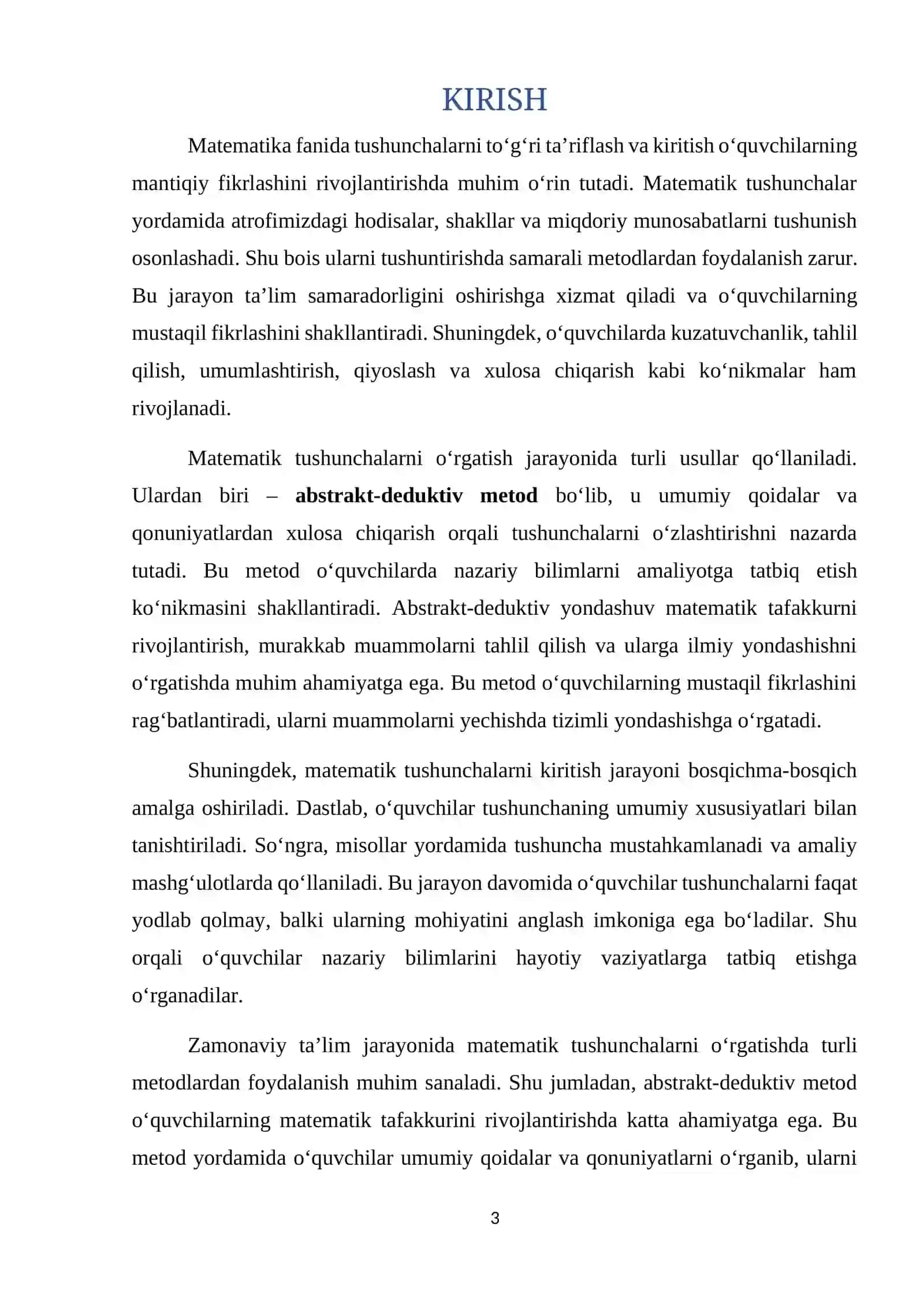 Matematik Tushunchalarni Ta'riflash Metodikasi 3