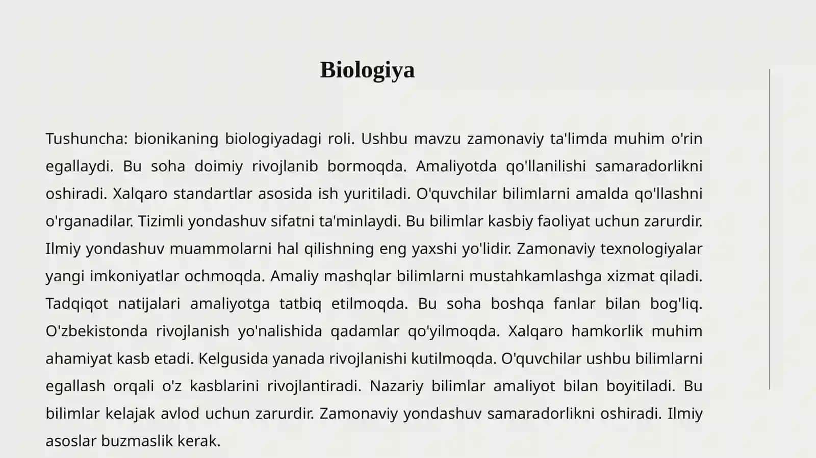 BIONIKA ASOSLARI 3