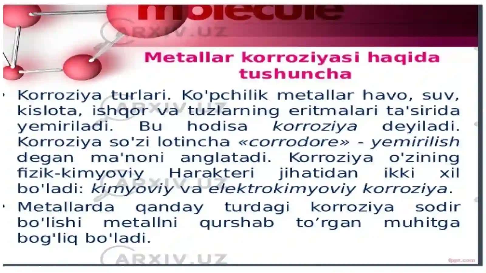 Metallar korroziyasi 3