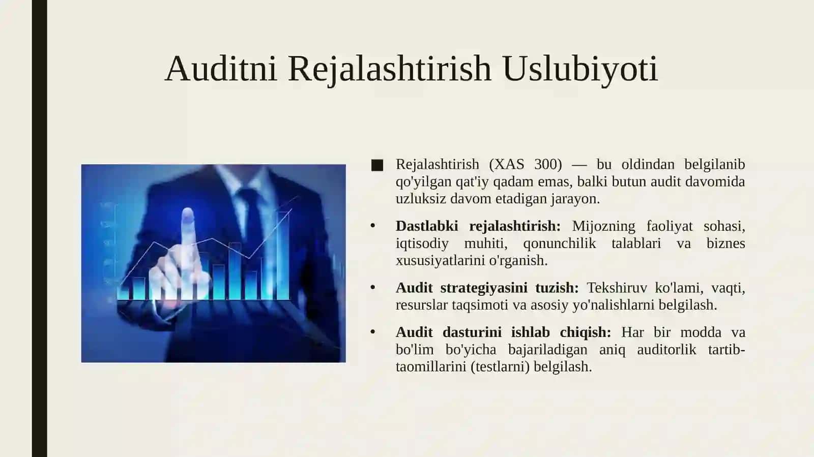 Rejalashtirish ahamiyatlilik va moddiy hatolik riskni baholash uslubiyoti 3