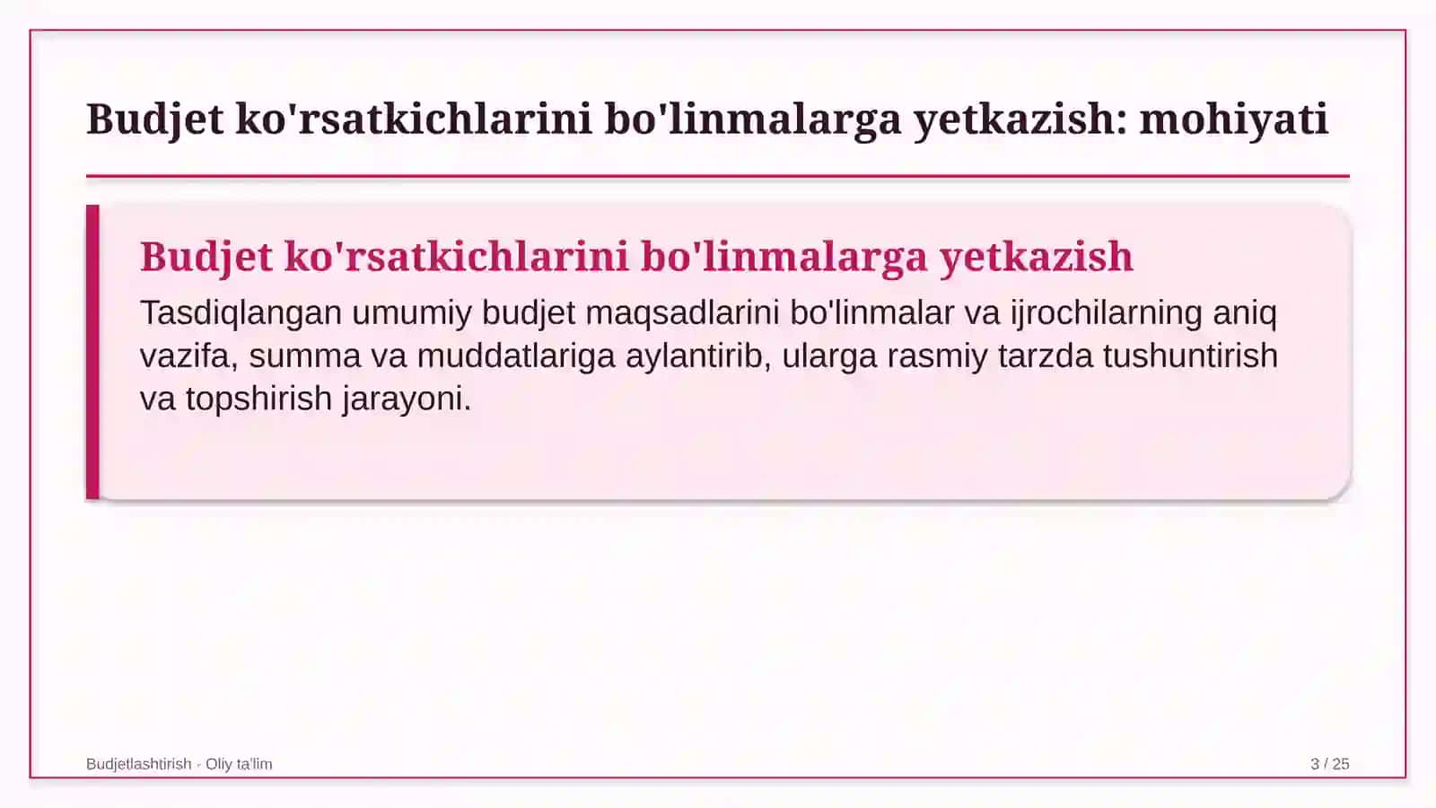 maktabdan tashqari ta'lim muassasalarida budjet ko'rsatkichlarini bo'linmalarga yetkazish 4806 3