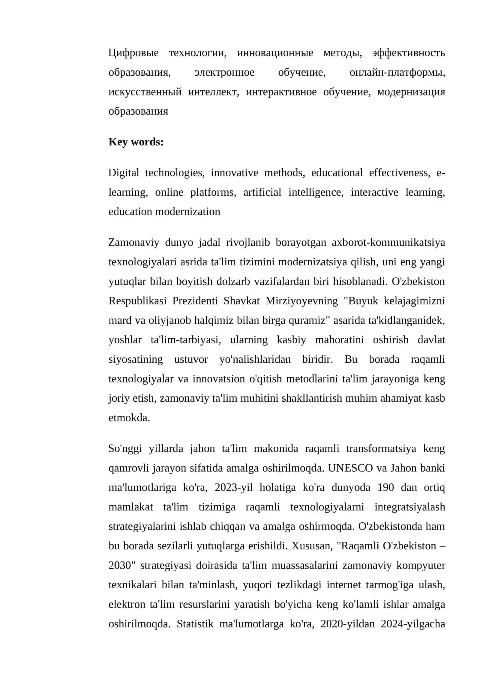 Rahamli texnologiyalar va innovatsion metodlar asosida ta'lim samaradorligini oshirish 3