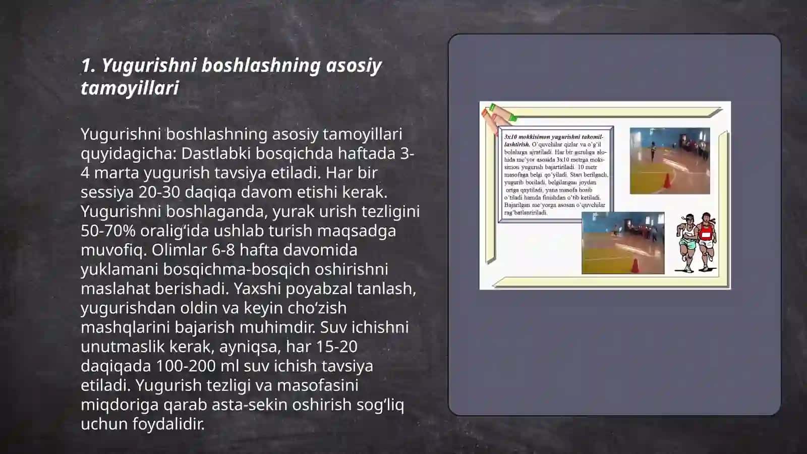 Esta feta yugurish turlari metodikasini õrgatish 3