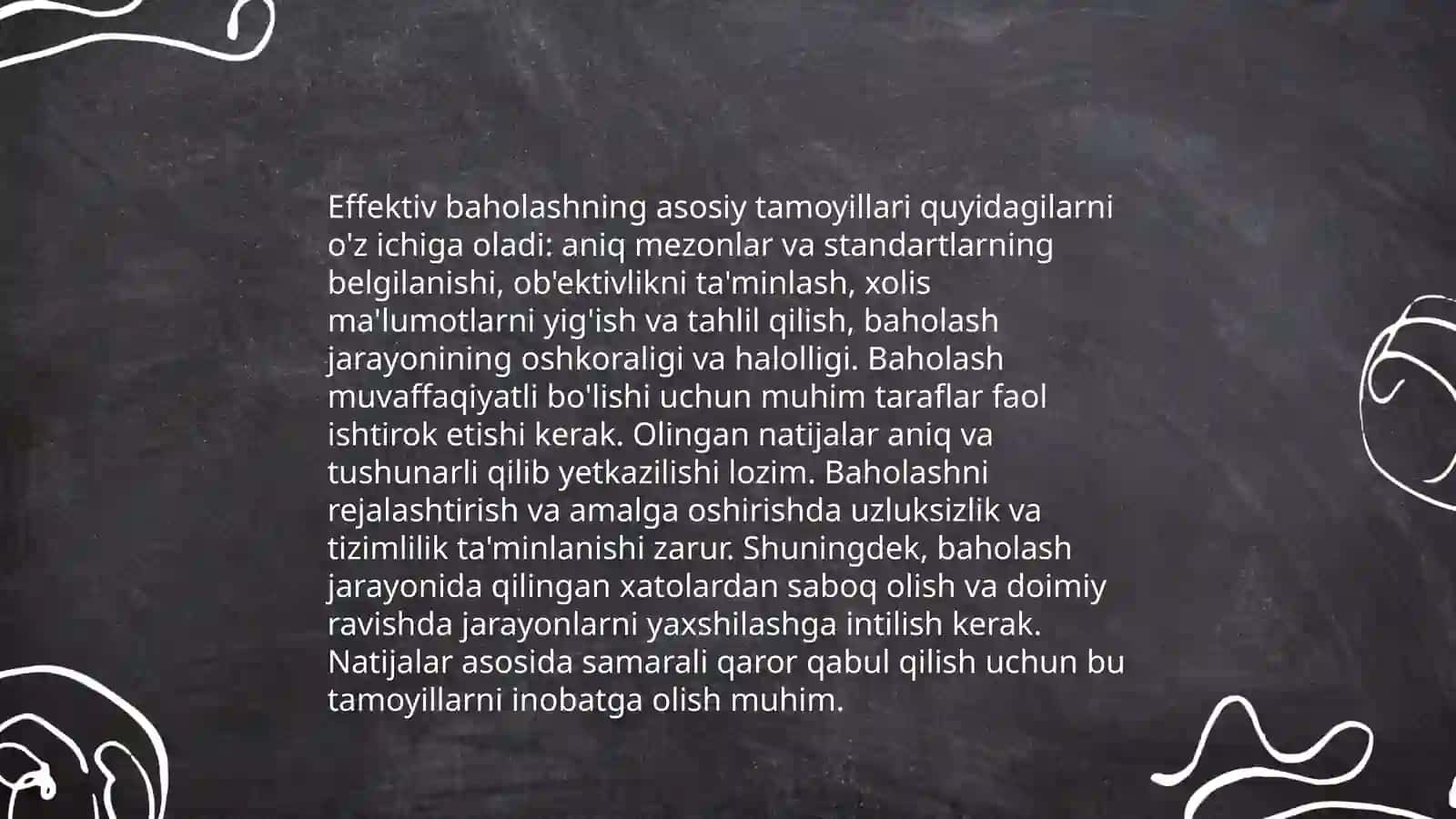 Effektiv va asosli baholar 3