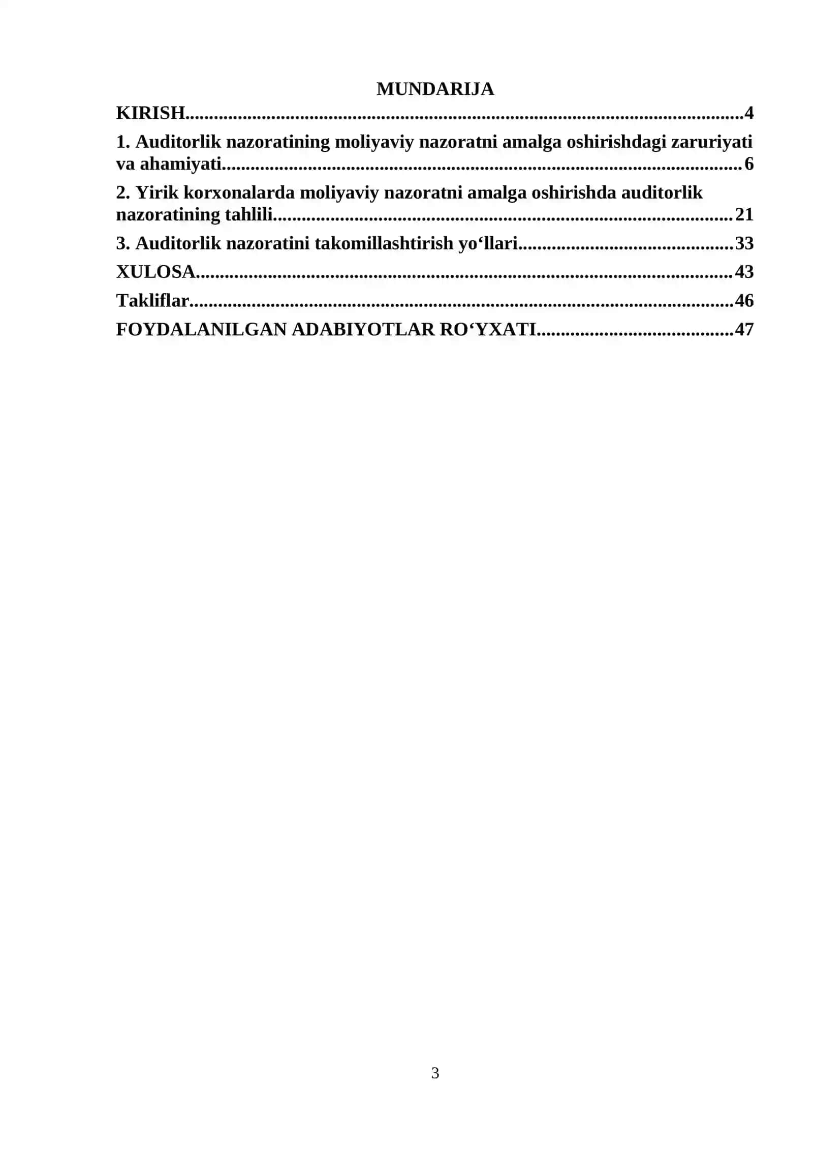 Auditorlik nazoratining moliyaviy nazoratni amalga oshirishdagi ahamiyati 3