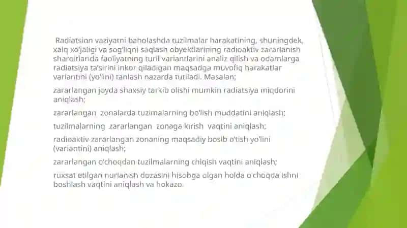Favqulotdavaziyatni baholash 3