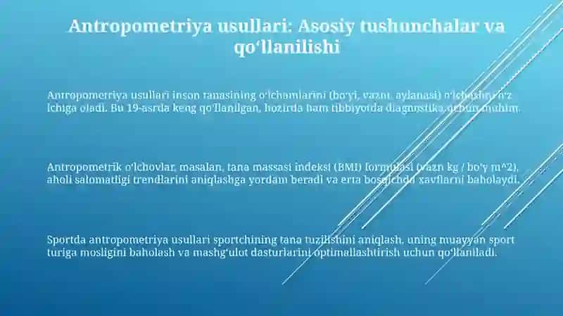 Antropometriya usullari 3