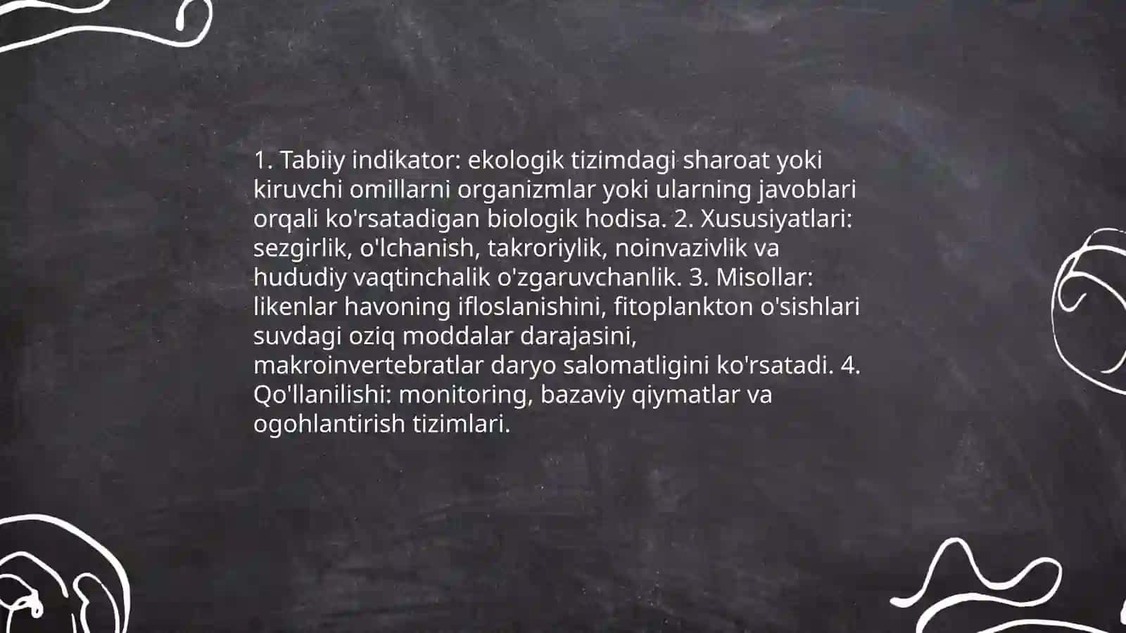Tabiiy indikator 3