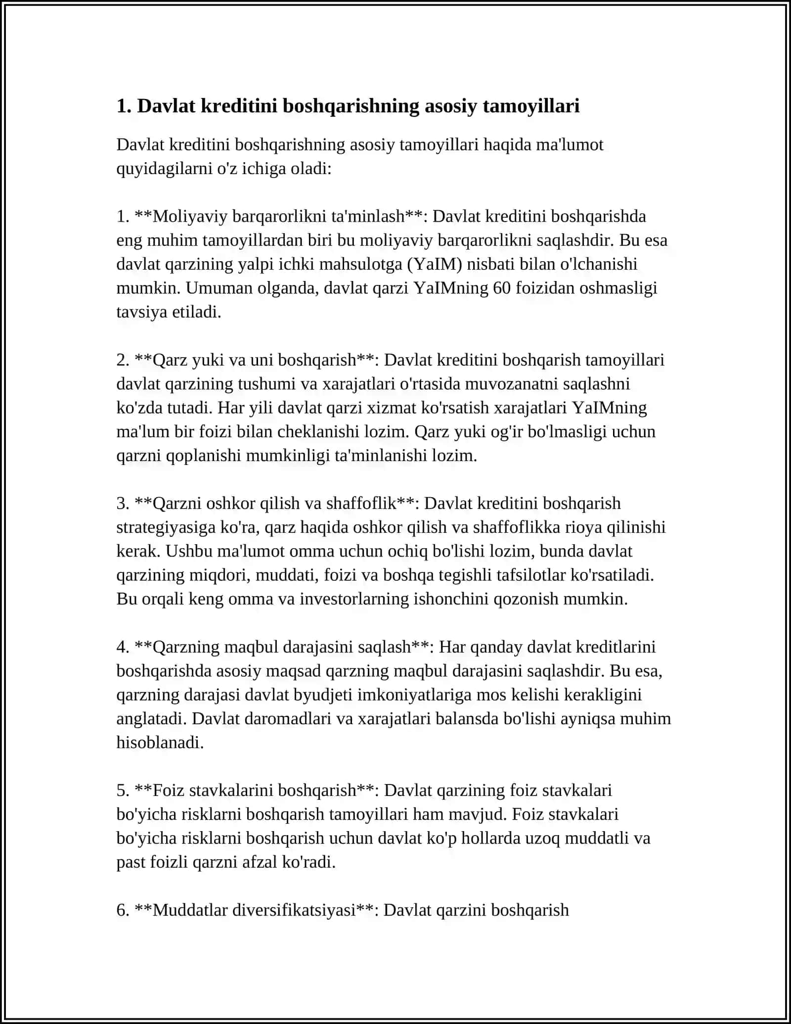 DAVLAT KREDITINI BOSHQARISH 3