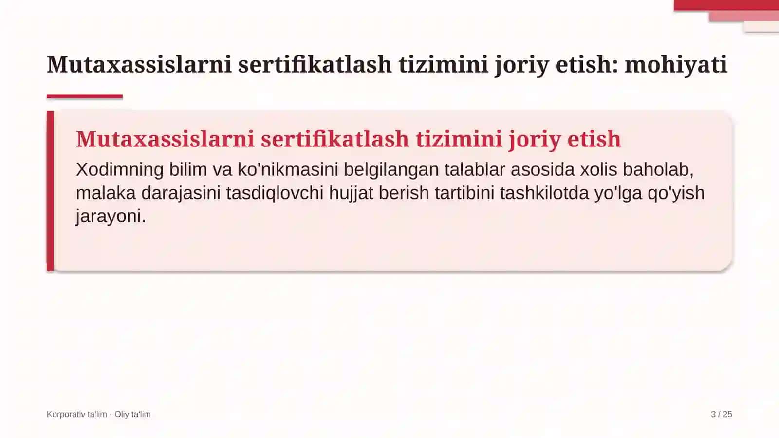 voyaga yetmaganlar ishlari bo'yicha komissiyalarda mutaxassislarni sertifikatlash tizimini joriy etish 4977 3