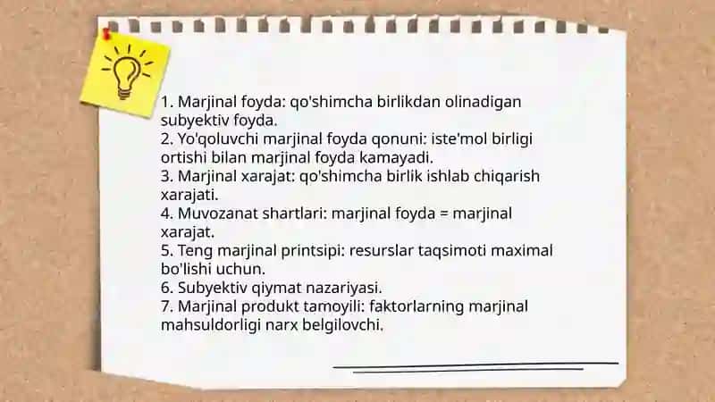Marjinalizm talimoti va neoklassik iqtisodiy maktablari 3