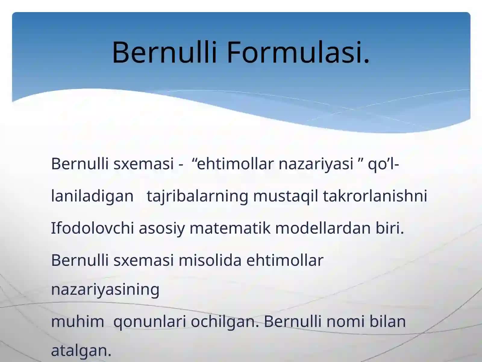 Sinashlarning takrorlanishi 3
