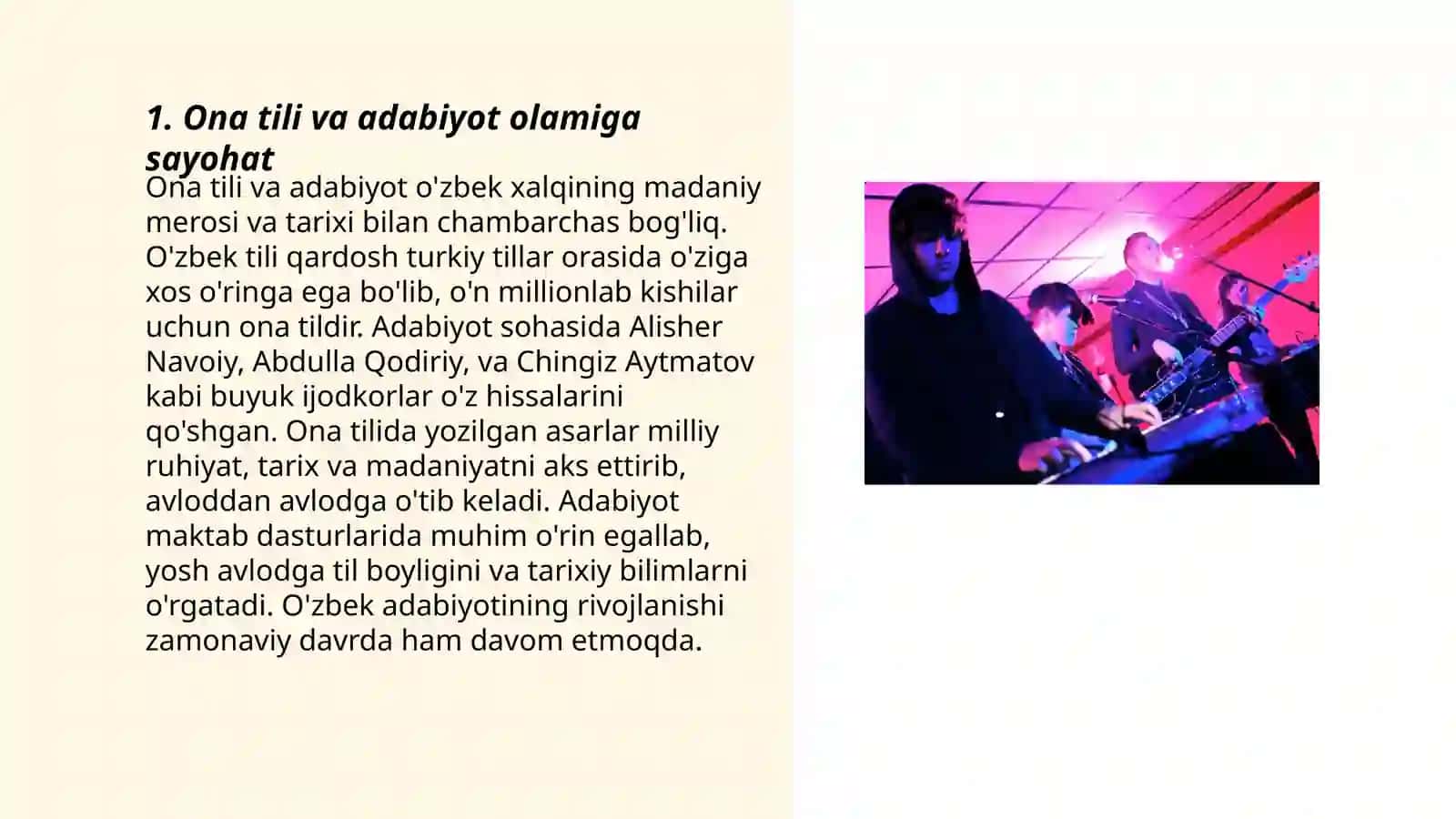 Ona tilidan sinfdan tashqari ishlar 3