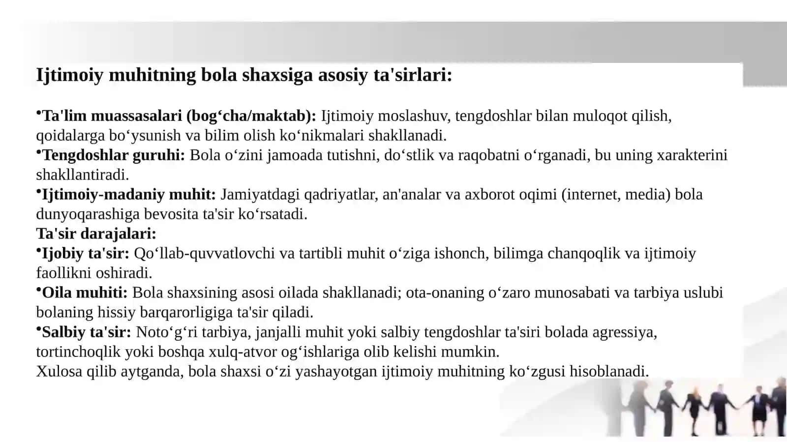 Bolalarning jismoniy va aqliy shakillanishiga ijtimoiy muhitning ta’siri 3
