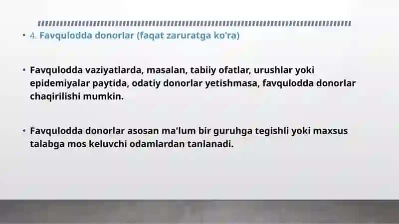 Donorqonini olish asosiy manbalari 3