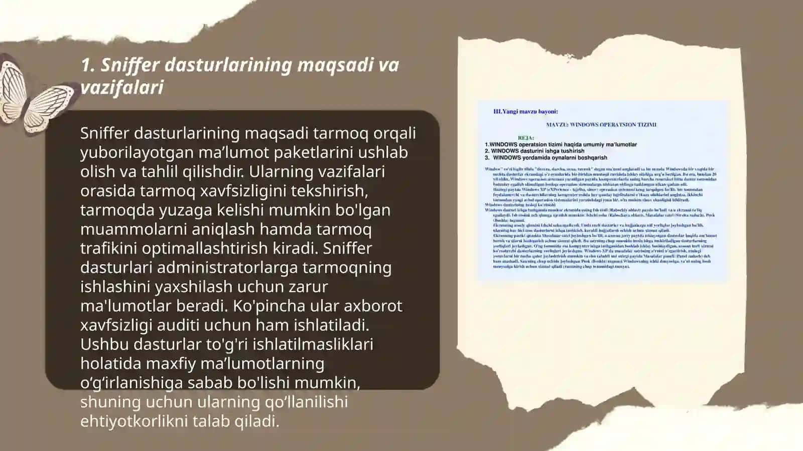Protokollar uchun sniff (sniffer) dasturlari haqida 3