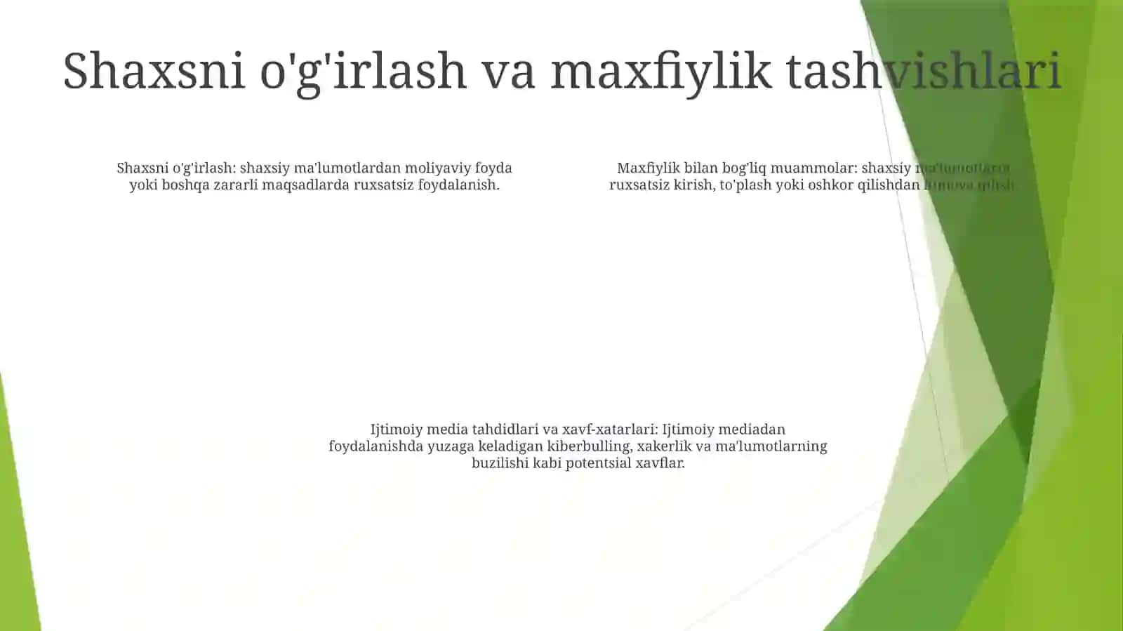 Ijtimoiy Mediada Tahdid Va Va Xavf Xatarlar 3