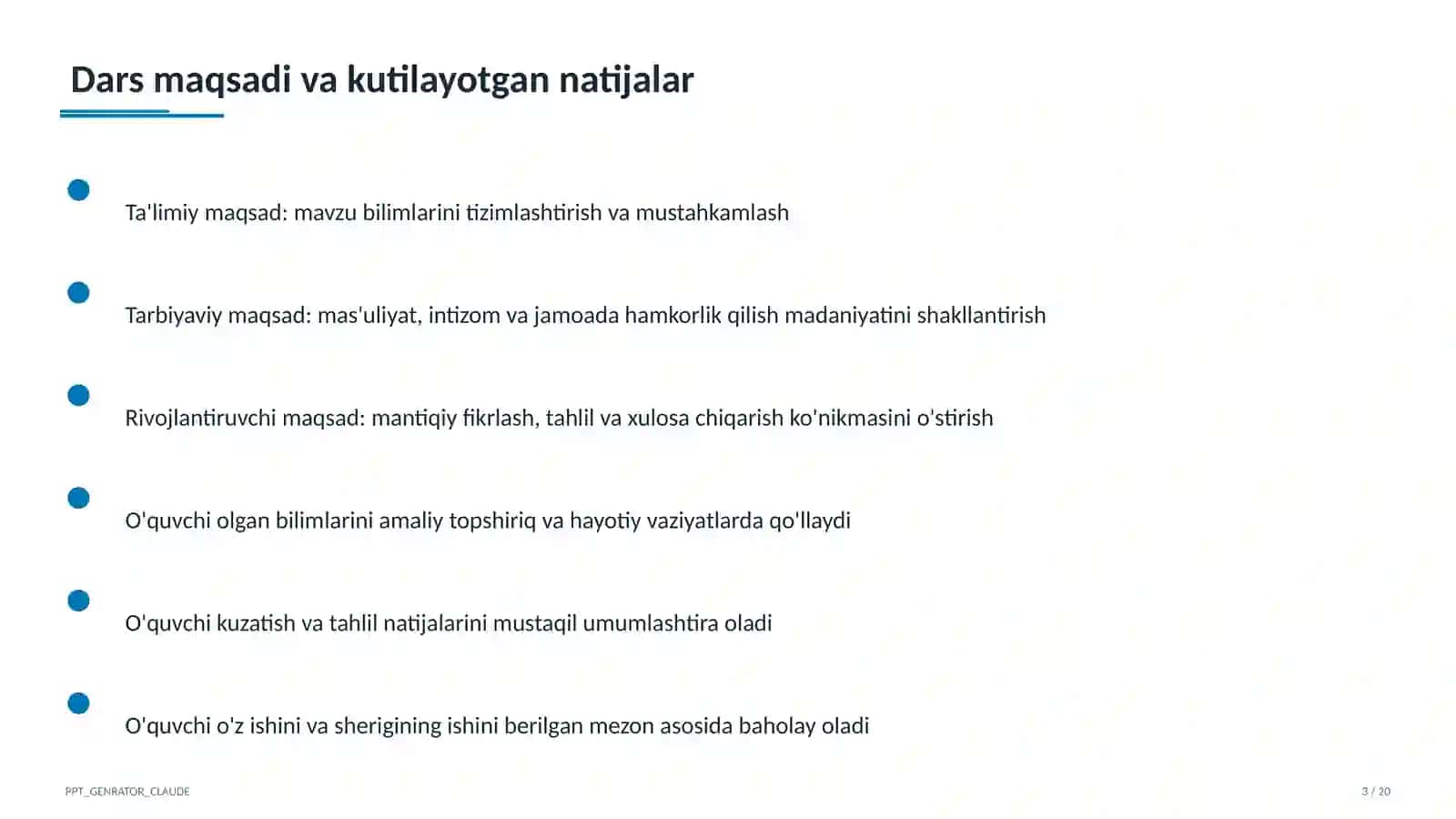 Ekologik tarbiya: tabiatni asraylik 3