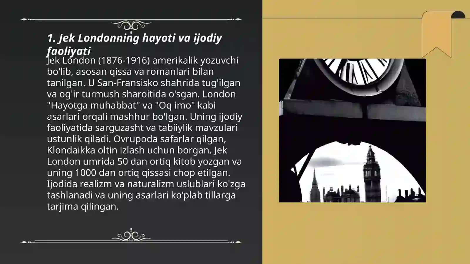 Jek London hikoyalari 3