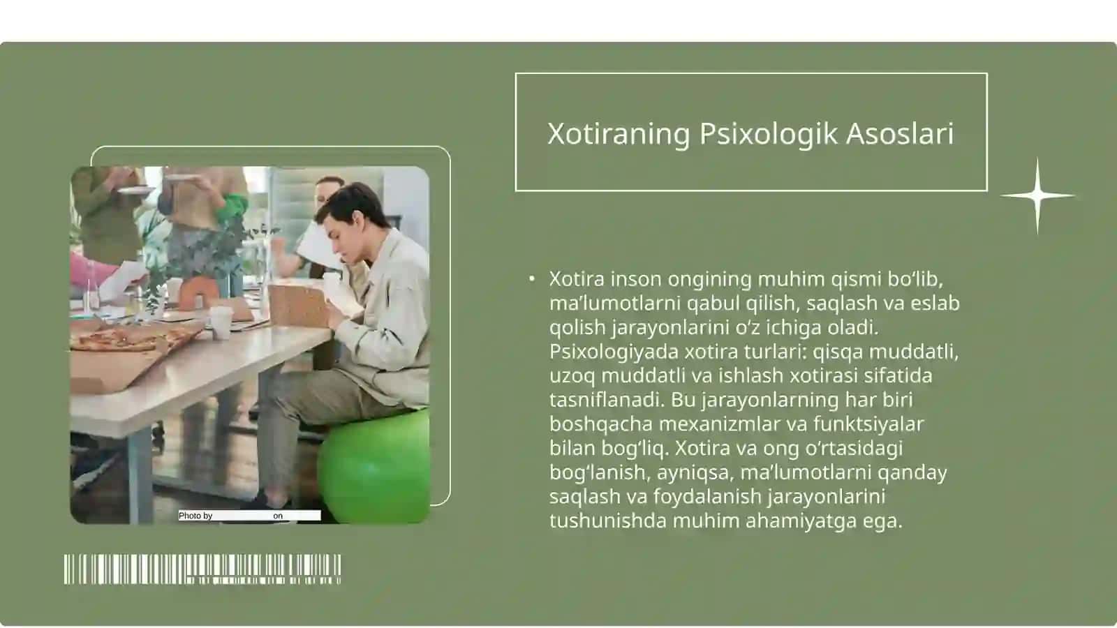 Xotira va kasbiy maslaxat 3