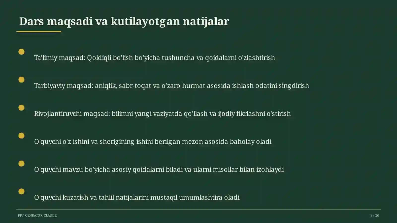Qoldiqli bo'lish (3-sinf) 3
