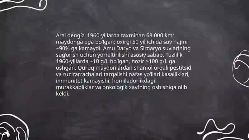 Òzbekistondagi ekologik muammolar 3