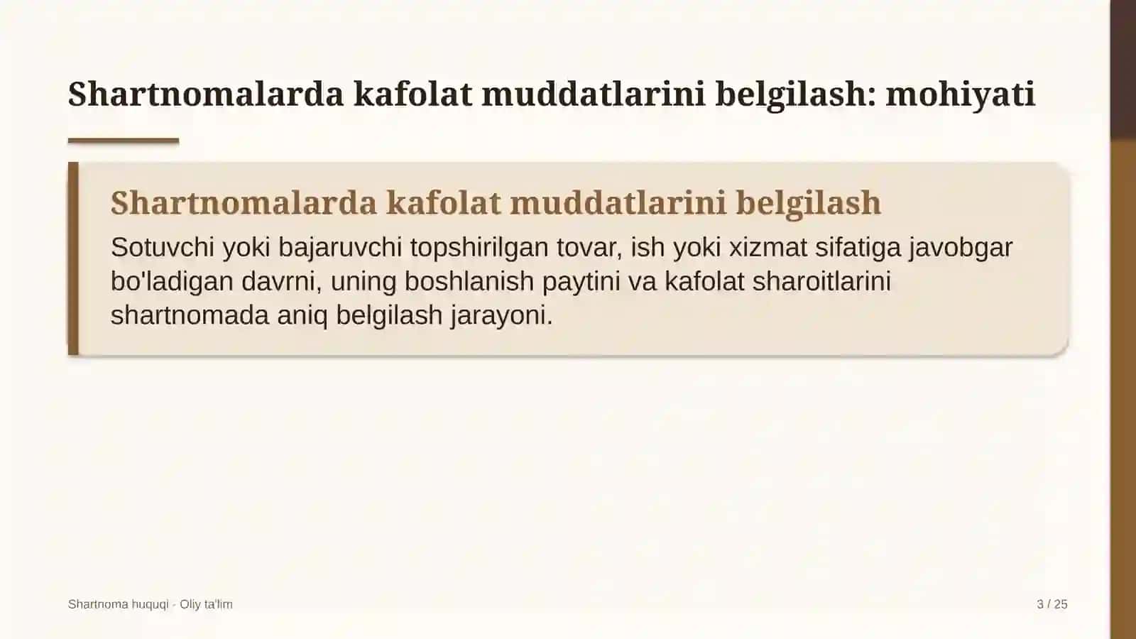 yilqichilikda shartnomalarda kafolat muddatlarini belgilash 5219 3