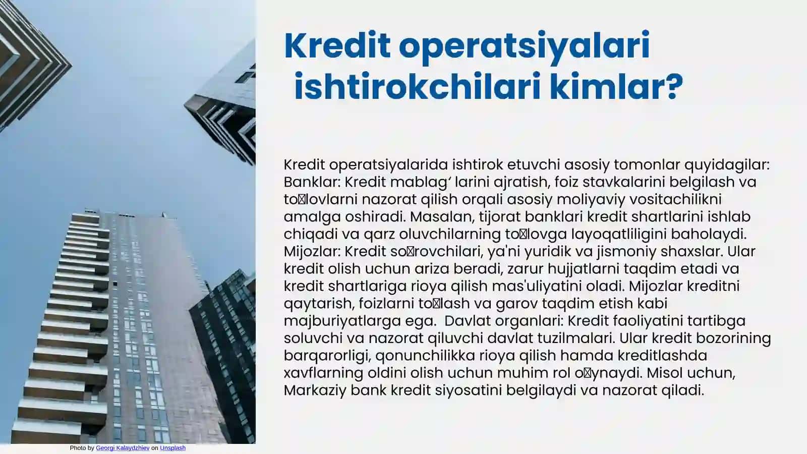 Kredit operatsiyalari ishtirokchilariga nisbatan qollaniladigan imtiyoz va jazolar 3