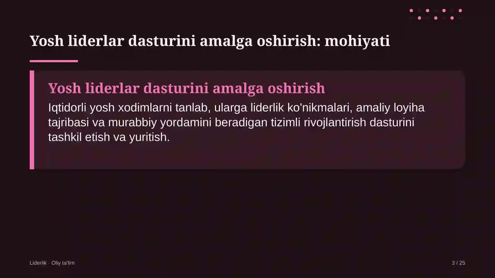 atom energetikasida yosh liderlar dasturini amalga oshirish 7708 3