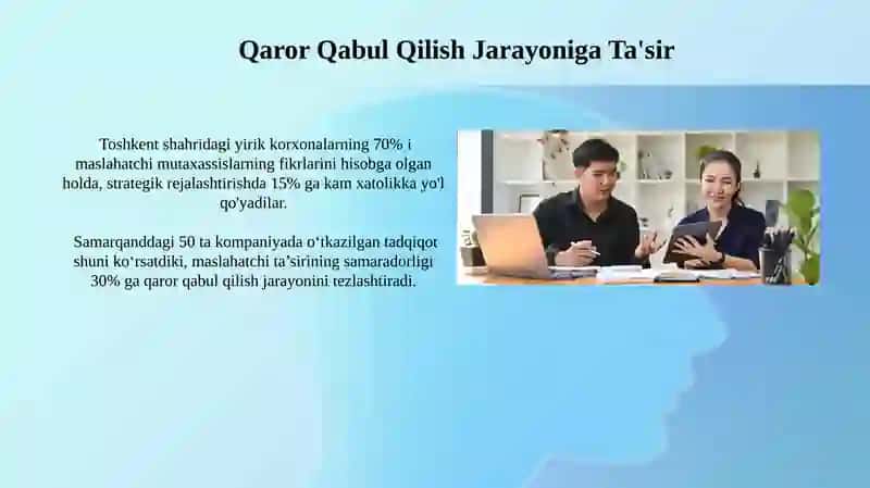 маслаҳатчилик таъсирининг моҳияти 3