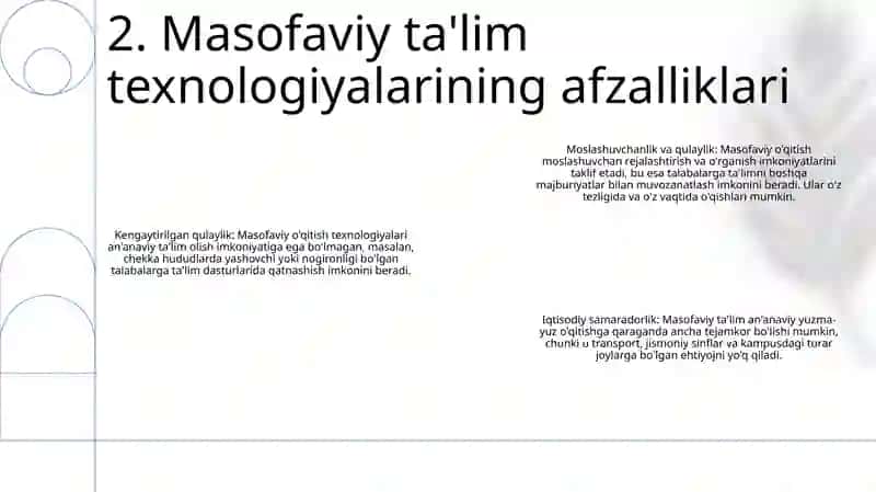 Masofali Talim Texnologiyalaridan Foydalanish 3