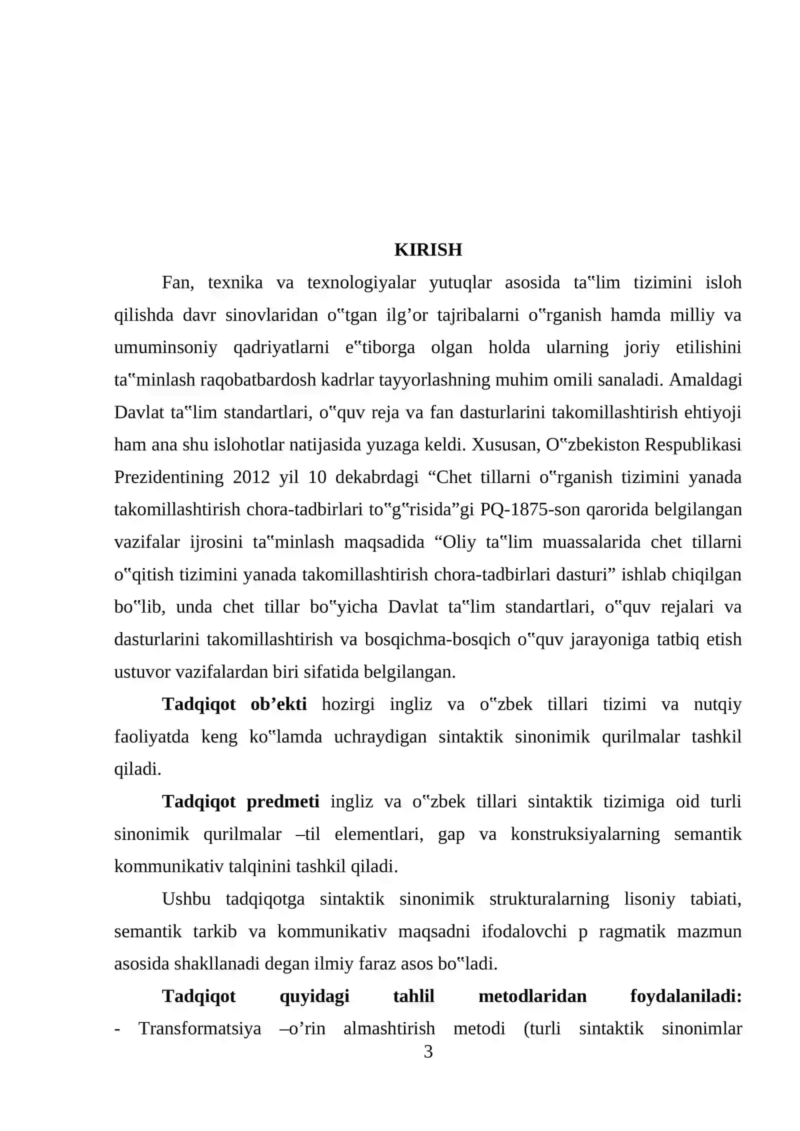 “O’zbek tilshunoslikda zamon kategoriyasning formal tadqiqi” 3