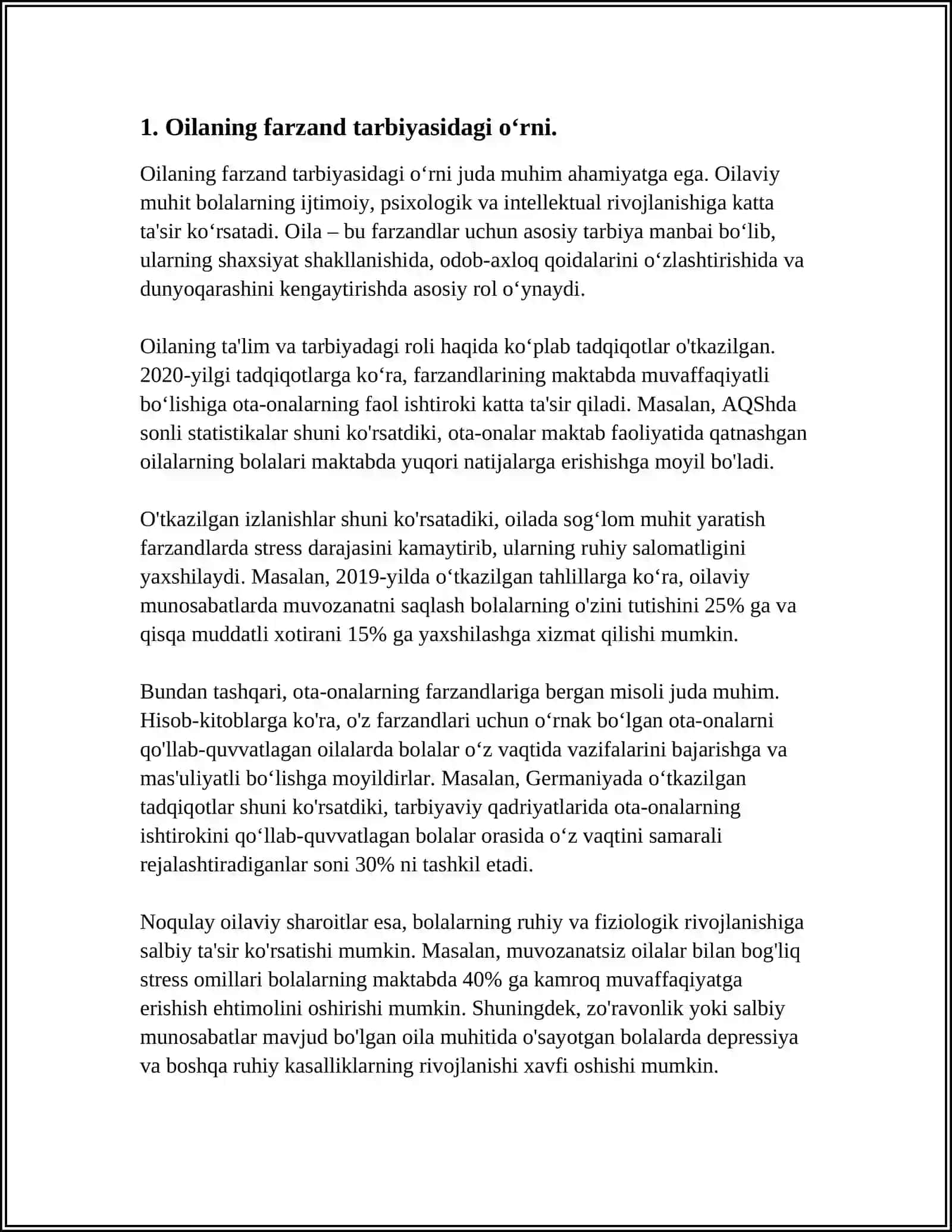 TARBIYA JARAYONIDA OILA,MAHALLA VA TA'LIM MUASSASALARINING OʻZARO HAMKORLIGI 3