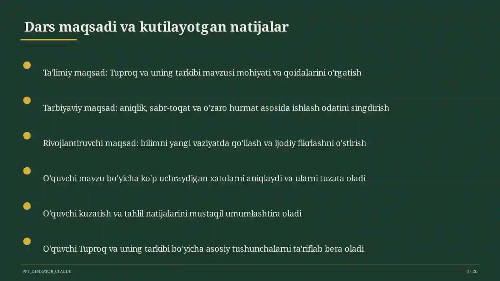 Tuproq va uning tarkibi (2-sinf) 3