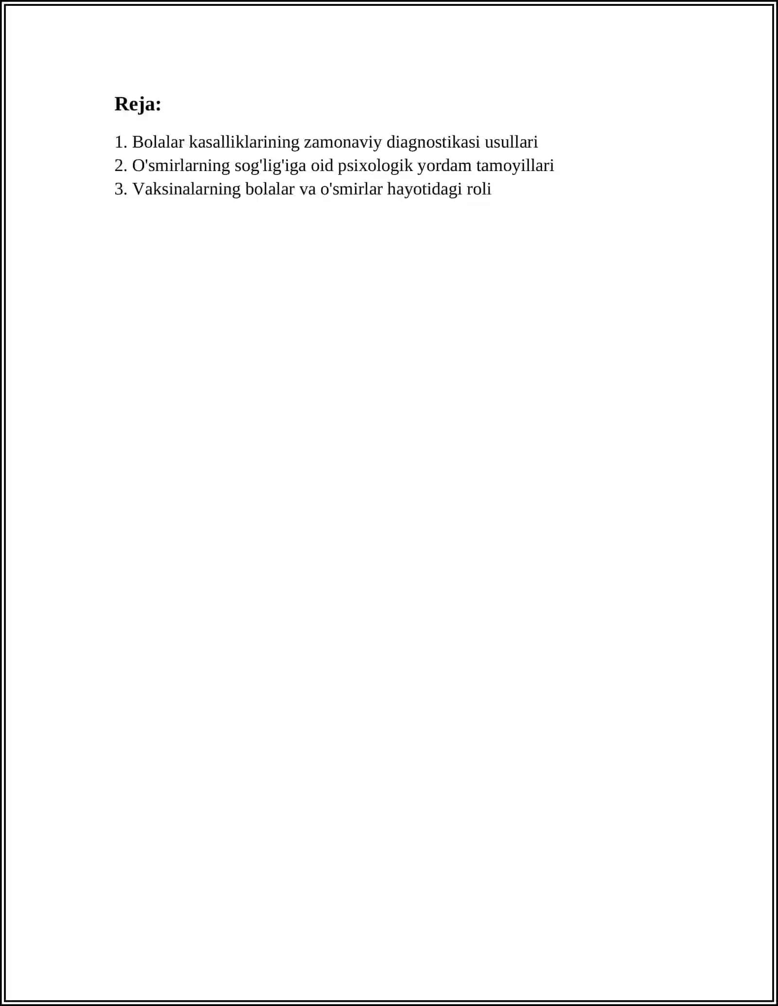 Bolalar Kasalliklarining Zamonaviy Diagnostikasi Usullari 3