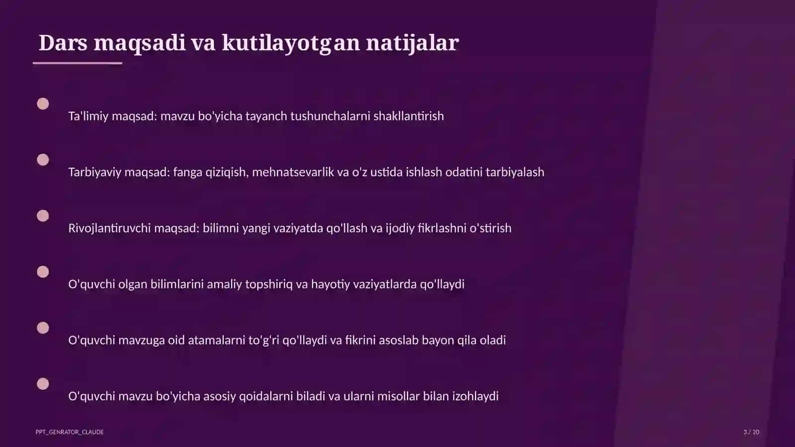 Ko'makchi, bog'lovchi va yuklamalar (7-sinf) 3
